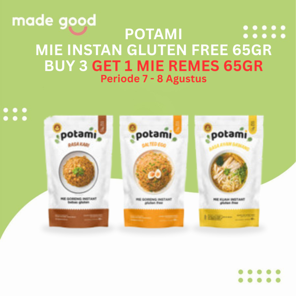 

Potami - Mie Instant Gluten Free 65 G