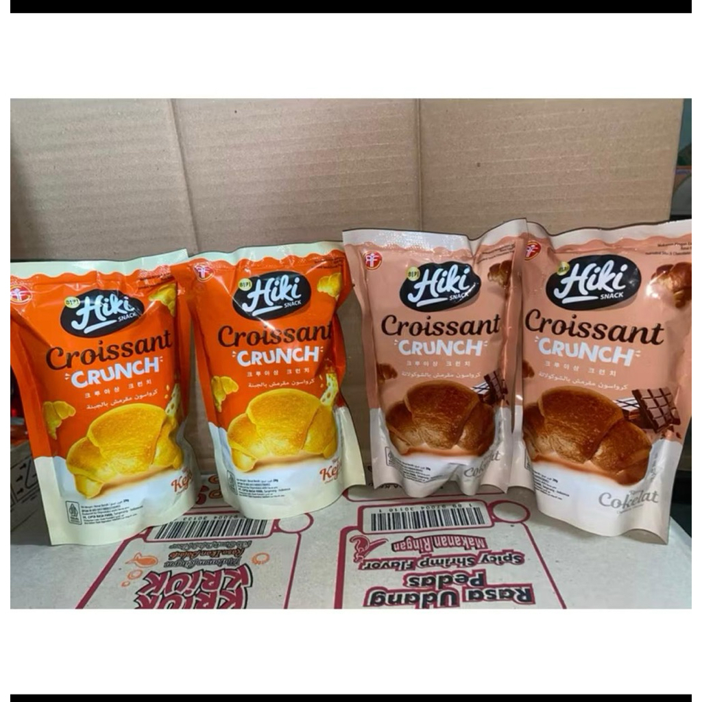 

Hiki Croissant Cruch Cokelat dan keju 10pcs