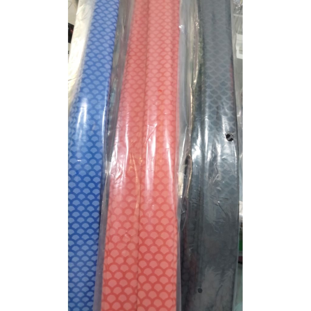 Karet bakar joran, model sisik, model X, panjang 1 meter