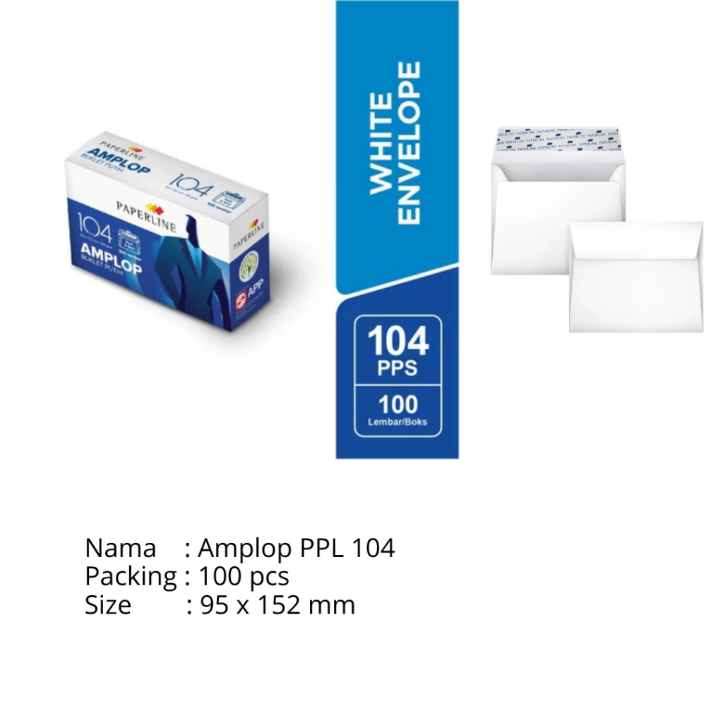 

Amplop PPL 104 (100 pcs/box)