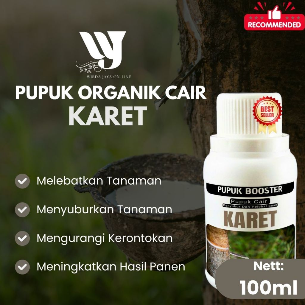 Pupuk Pohon Karet Perangsang Getah Banyak Akar Kuat Daun Lebat Tahan Penyakit Panen Lebih Lama