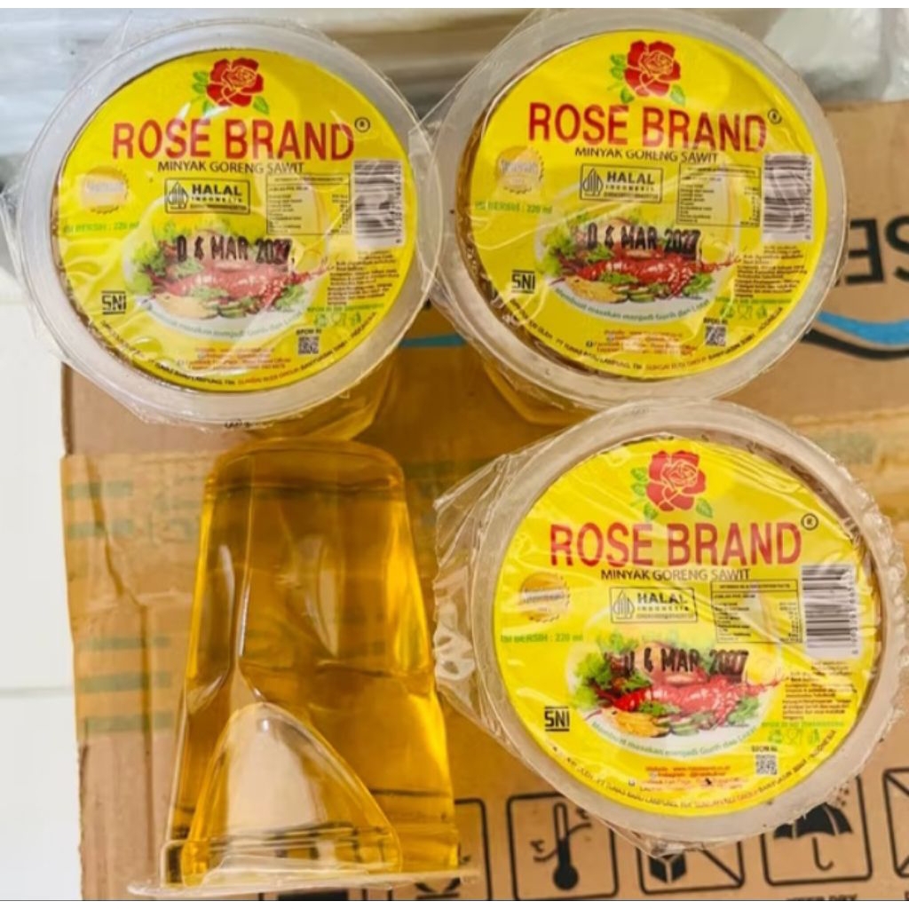 

Minyak Goreng Rose Brand Kemasan Cup 220ml