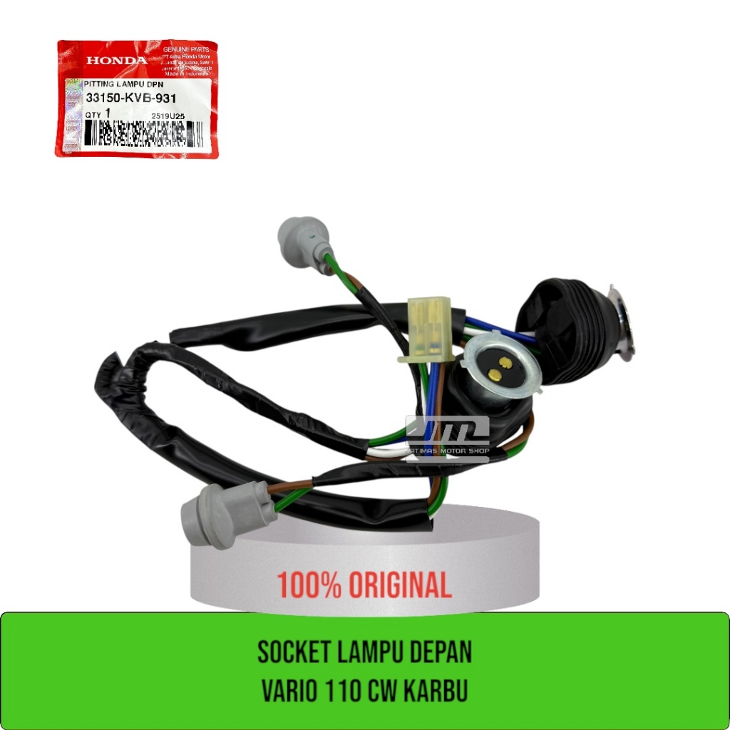Socket lampu depan vario 110 cw karbu 33150-KVB-931