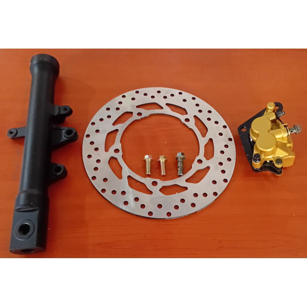 Dual Disk Brake/Tabung Shock Kiri R 15 V2 Double Cakram V.Rossy Original.