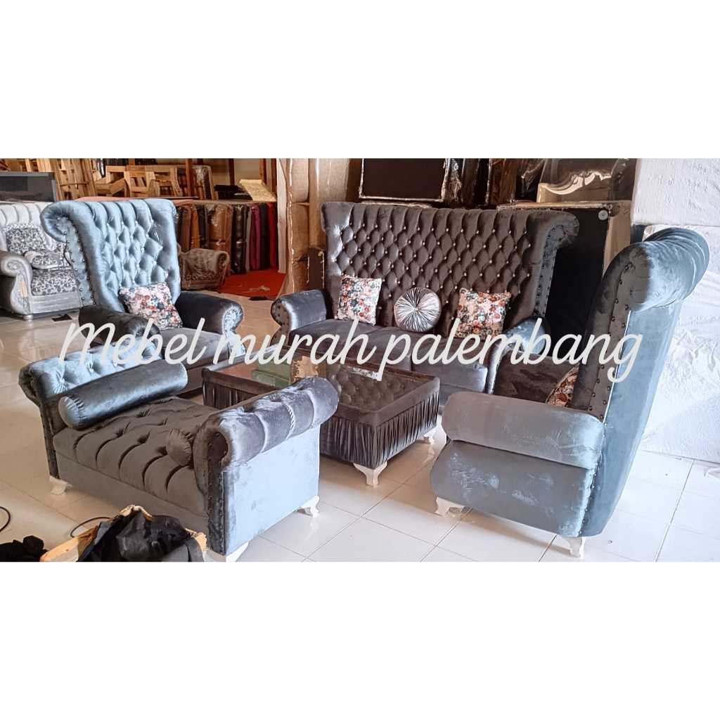 Sofa Tamu Model Syahrini | Kursi Tamu Moderen Jumbo 2111 | Sofa Syahrini Palembang