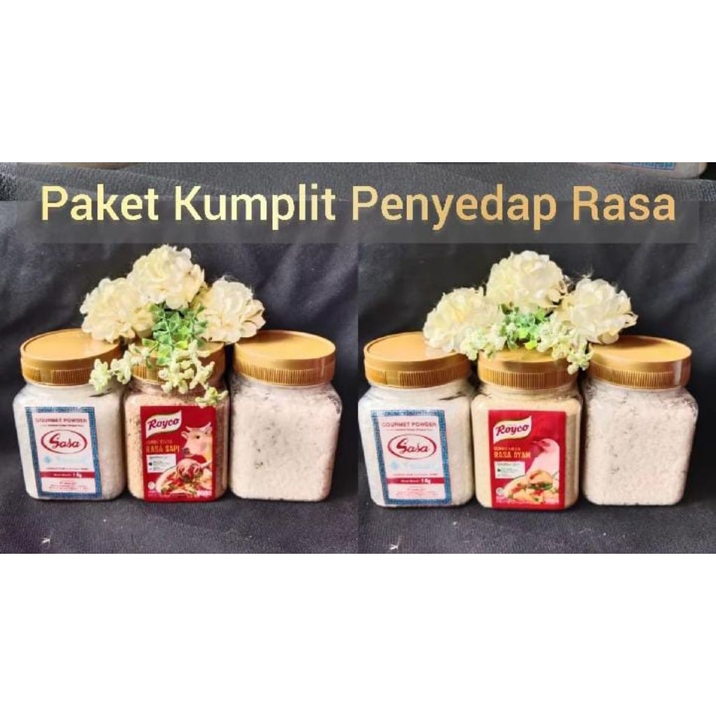 

PAKETAN BUMBU DAPUR UK 250grm Sasa/Garam/kaldu