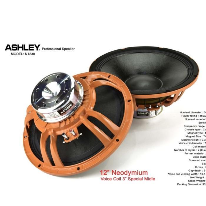 N1230 SPEAKER COMPONENT 12 INCH ASHLEY ORIGINAL / KOMPONEN SPEAKER 12 INCH / N 1230 ASHLEY