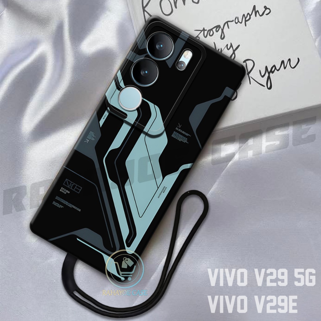 RAHAYOE CASE -  Case Vivo V29 5G - Case Vivo V29E  Free Tali Hp - Fashion Case Softcase Macaron Prot