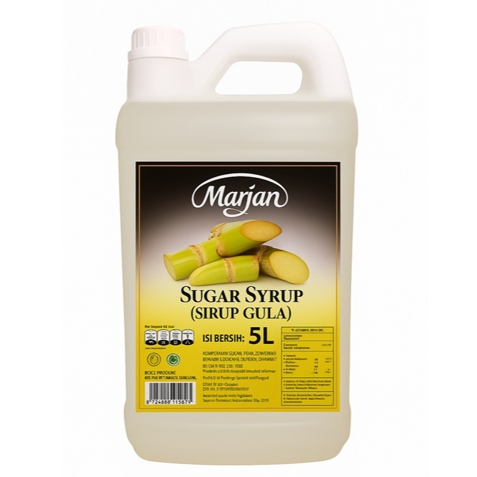 

gula cair sirup sugar fruktos fructose marjan premium jerigen 5 liter