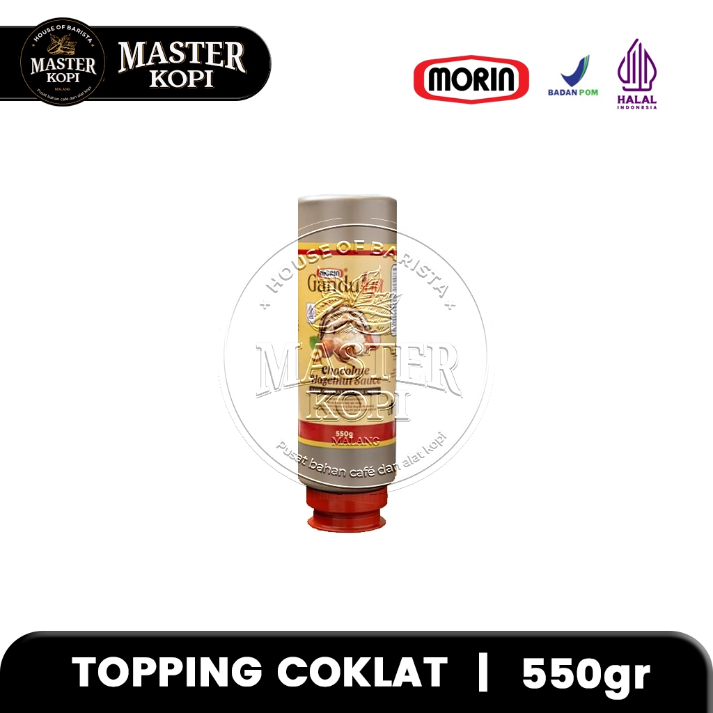 

Topping Saus Coklat Hazelnut Morin Ganduiya Choco Hazelnut Sauce - TUBE 550gr