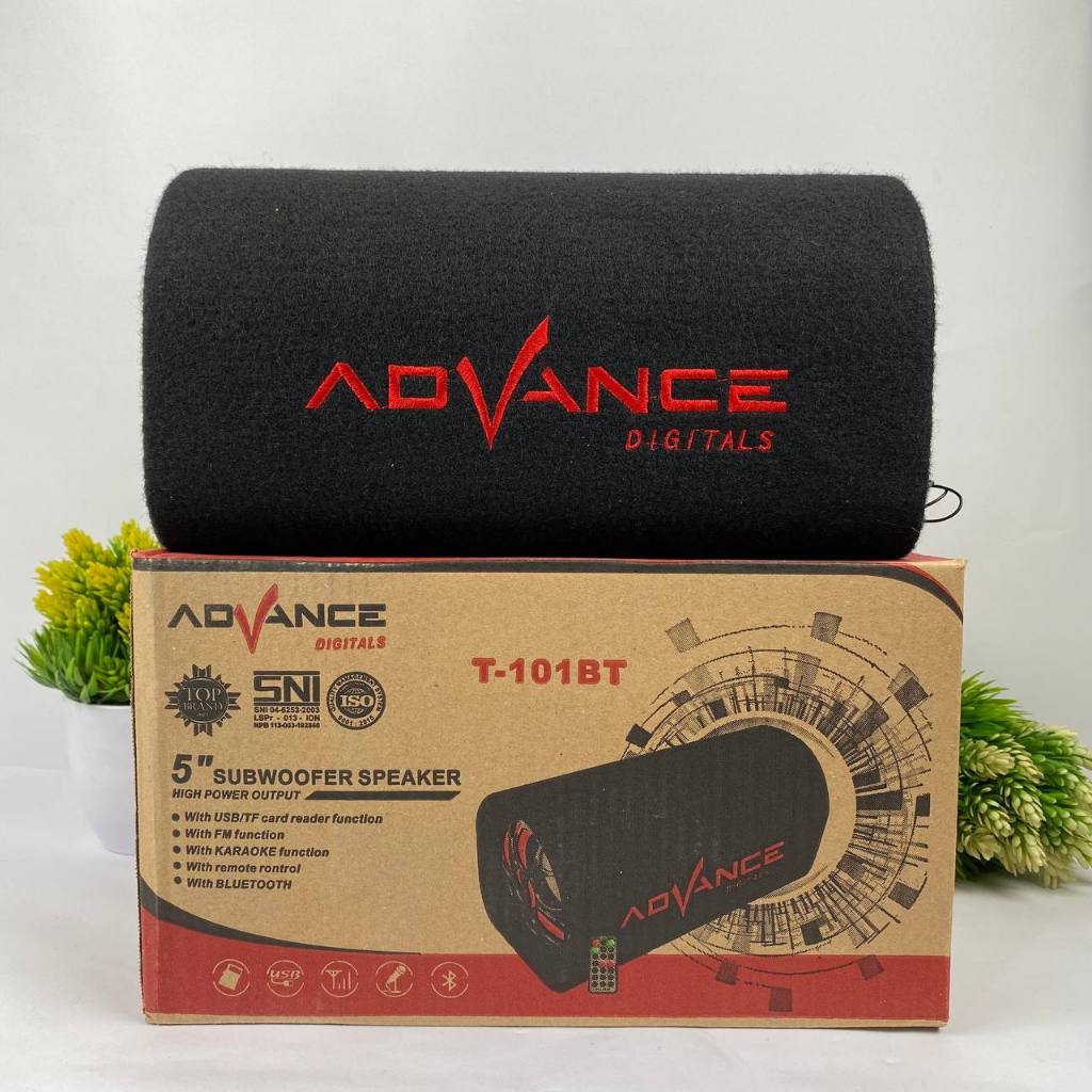 SPEAKER SPEKER SUBWOOFER MOBIL BLUETOOTH ADVANCE DIGITALS T-101BT 5 INCH