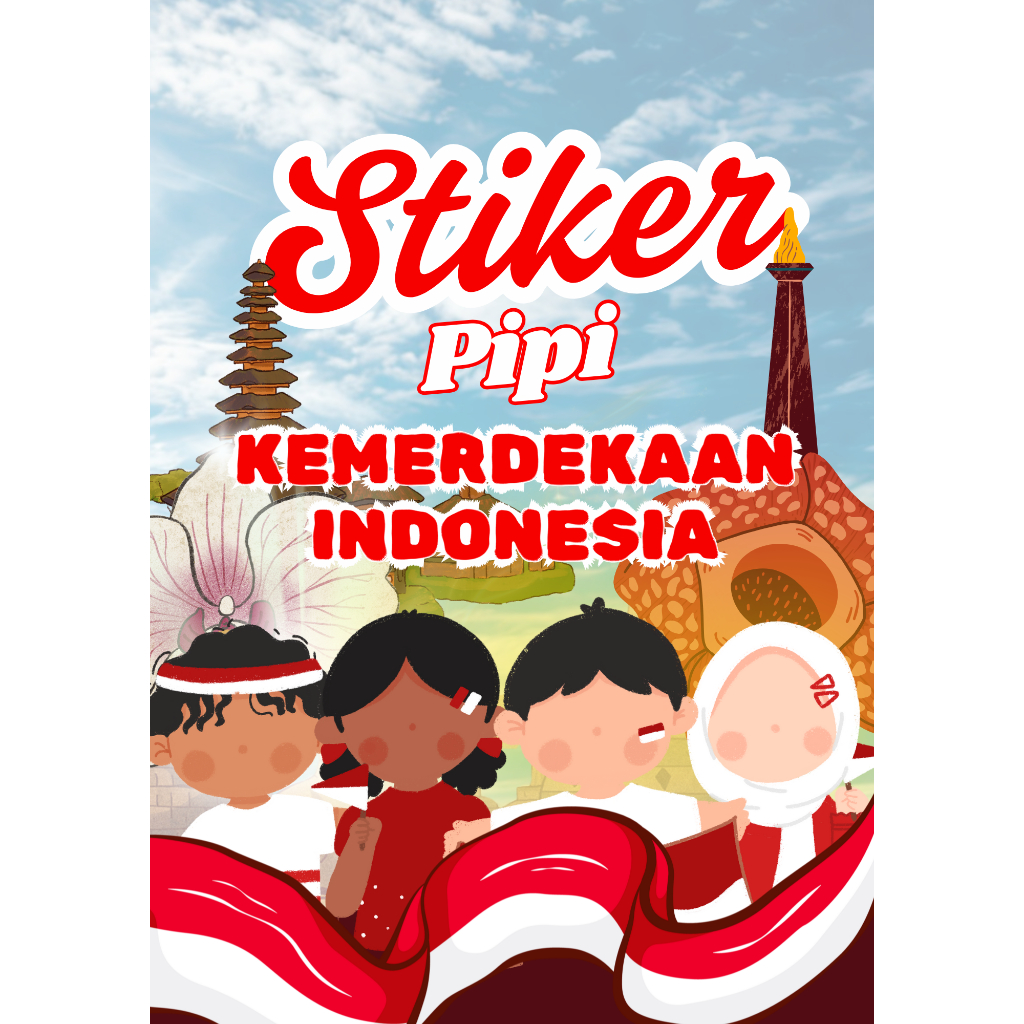 

OMAH STIKER - Stiker pipi merah putih agustusan sudah tercutting / stiker karnaval tinggal tempel