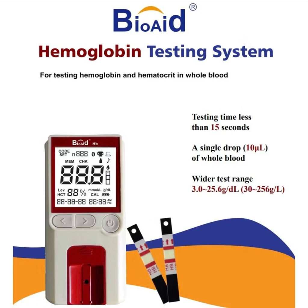 alat tes cek HB hemoglobin darah bioaid HB Meter system