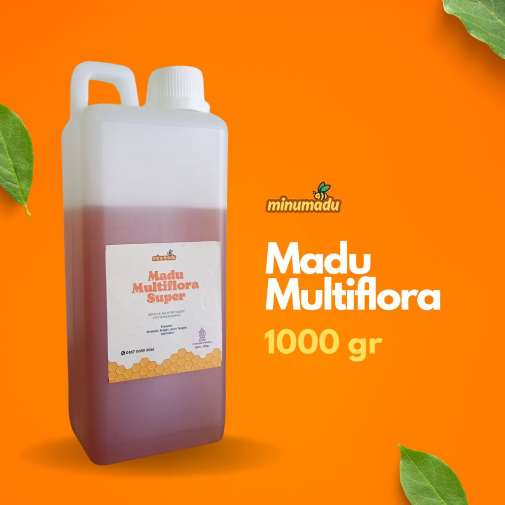 

minumadu - MADU MULTIFLORA SUPER MADU ASLI MURNI RAW HONEY