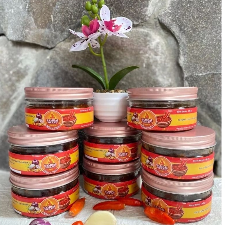 

Sambal Merapi Cumi Pedas Nagih 200Gram