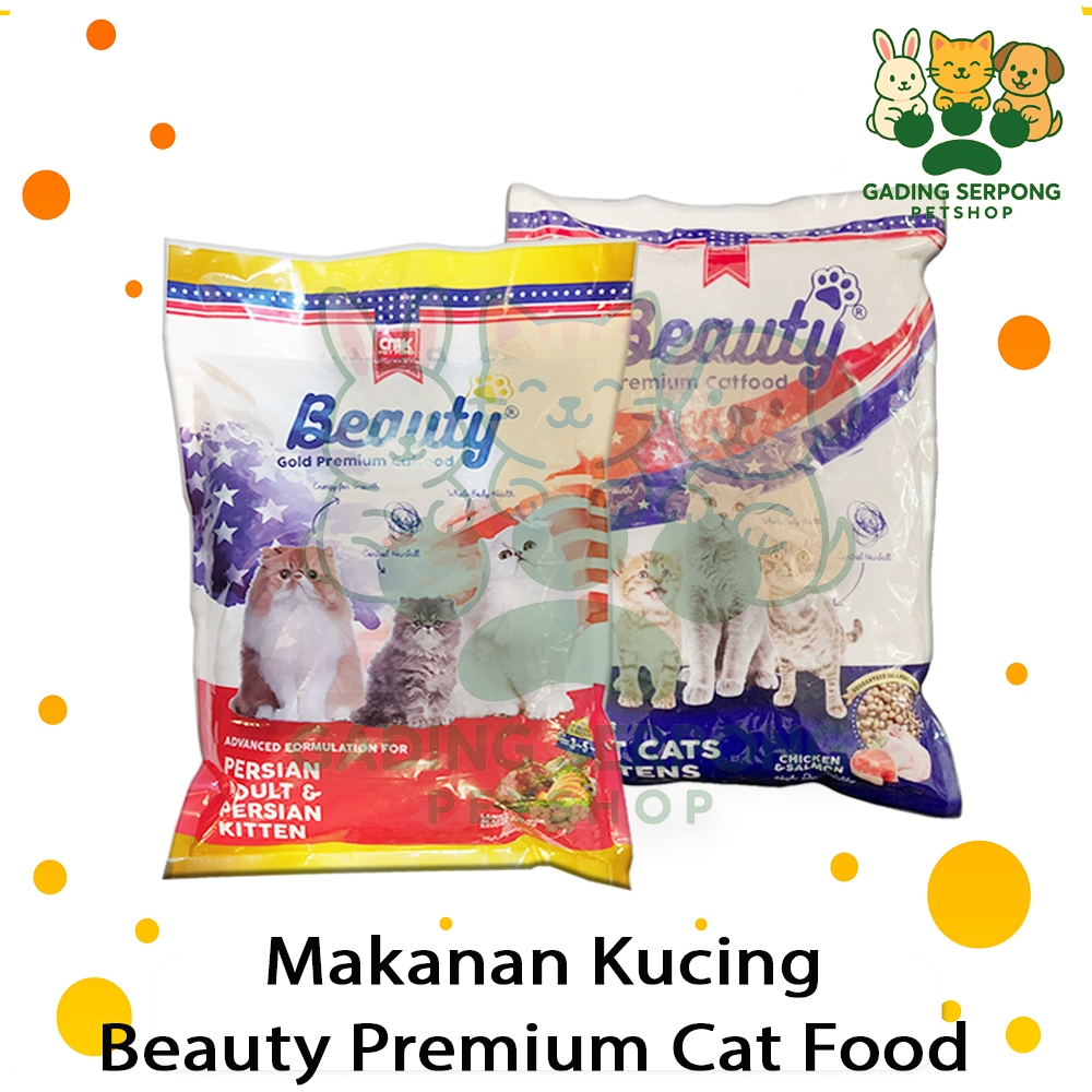 Makanan Kucing Beauty - Beauty Gold Persian - Beauty Premium - Makanan Kucing Kering - Cat Food