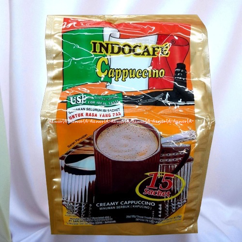 

Indocafe Cappucino 15sachet Kopi Instan Kapucino Dengan Citarasa Yang Nikmat Indo cafe Kapucino Capucino 15pcs
