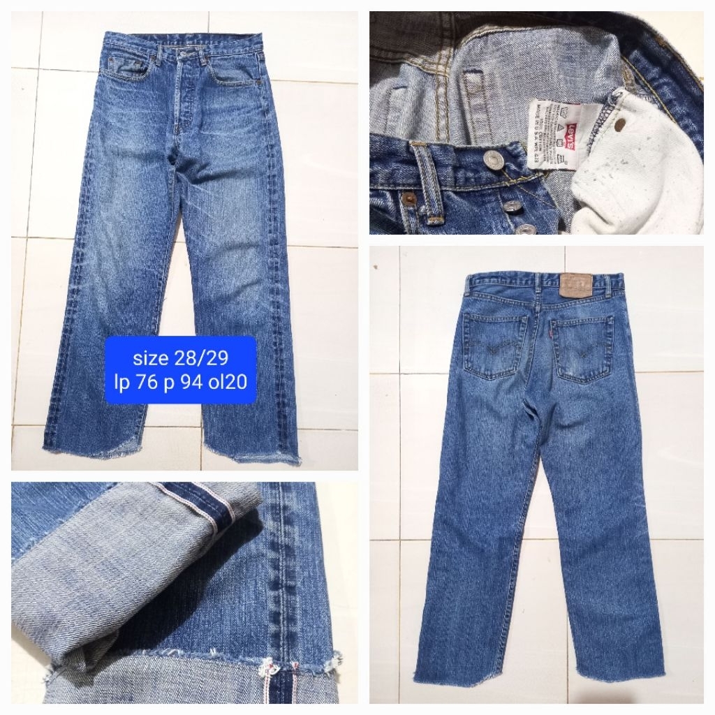 Celana jeans PL lepong pria