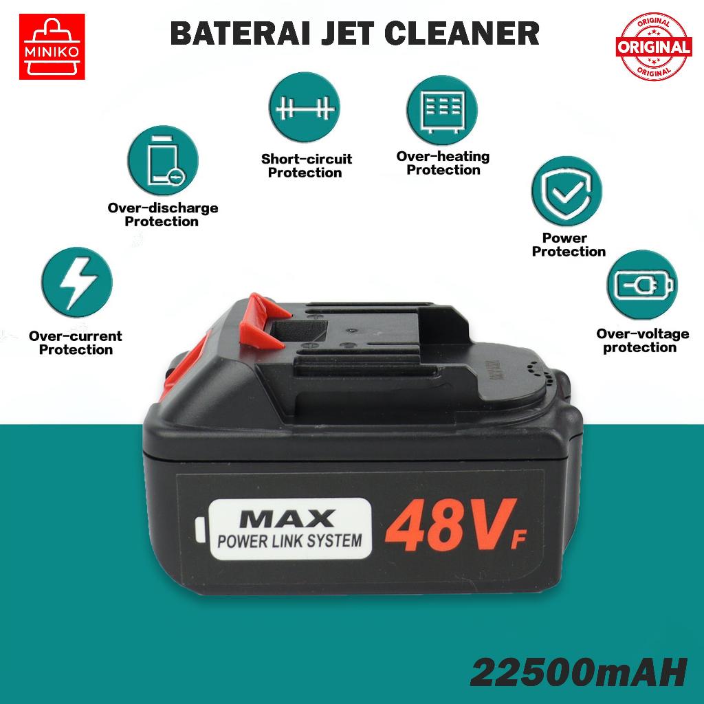 Miniko Pengisi Daya Jet Cleaner Cordless 21V 48V 96V - Pengganti Cadangan Mesin Cuci Steam