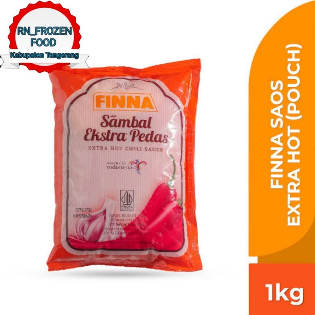 

FINNA SAOS EXTRA HOT 1 KG (Pouch) | 1 KARTON ISI 12 PACK