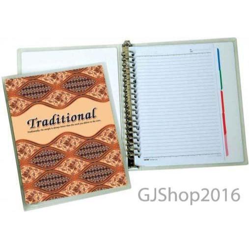 

Binder Note A5 JOYKO 20 ring Buku File Termasuk Divider