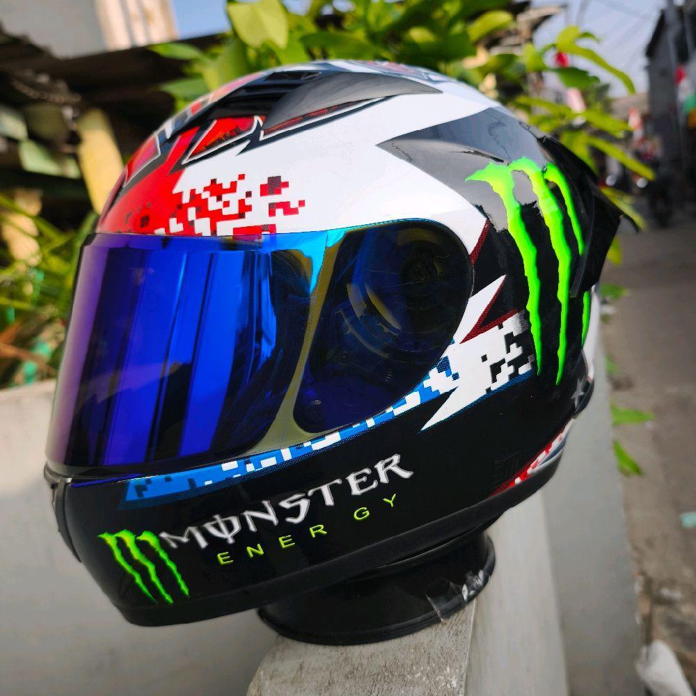 Helm KYT R10 full face repaint motif Fabio quartararo