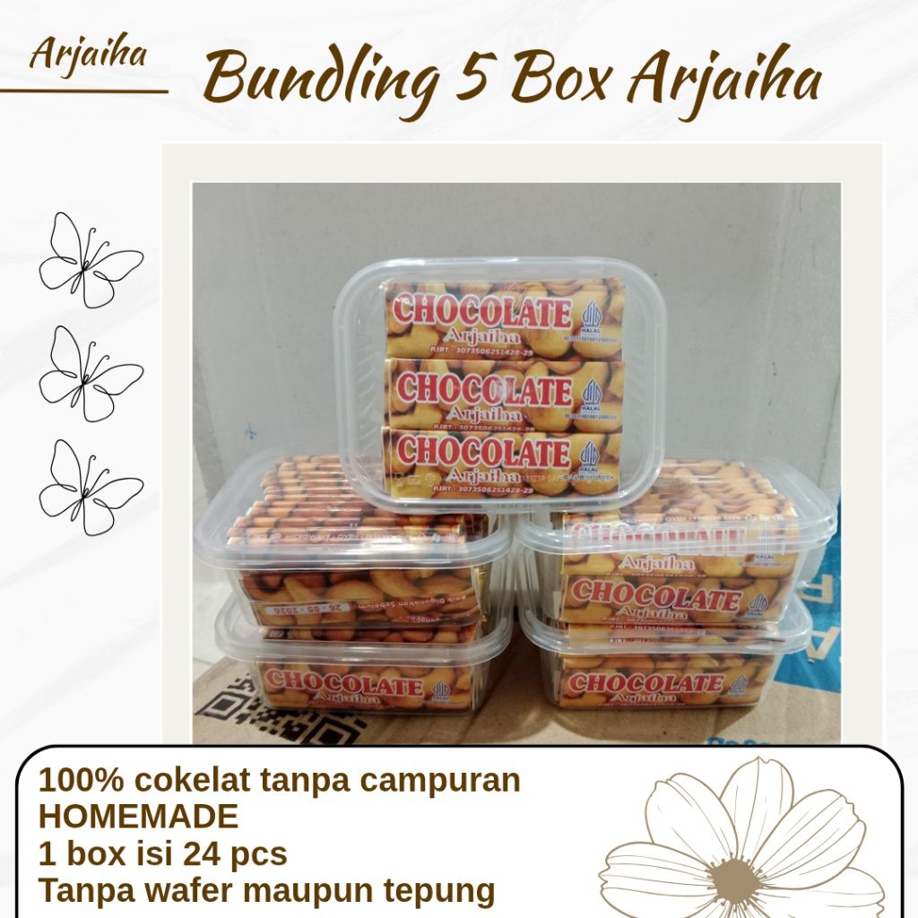 

Bundling 5 Box Cokelat Arjaiha