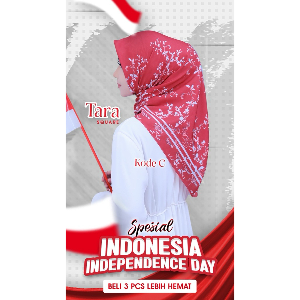 TARA SQUARE // BETTA SQUARE // SQUARE MOTIF ORIGINAL BY RAQUMI HIJAB