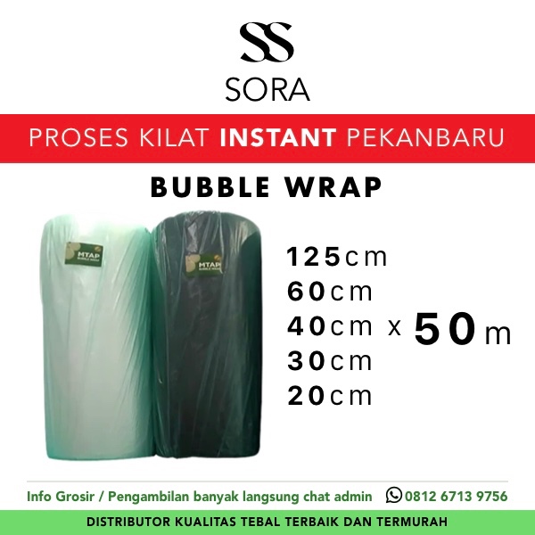 

Plastik Bubble Wrap 50 Meter Bubblewrap MTAP PREMIUM ROLL TERMURAH GROSIR