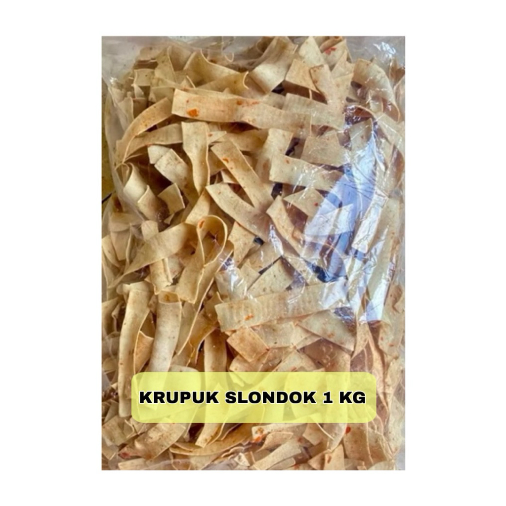 

KRUPUK SLONDOK 1 KG | KERUPUK SLONDOK MENTAH |