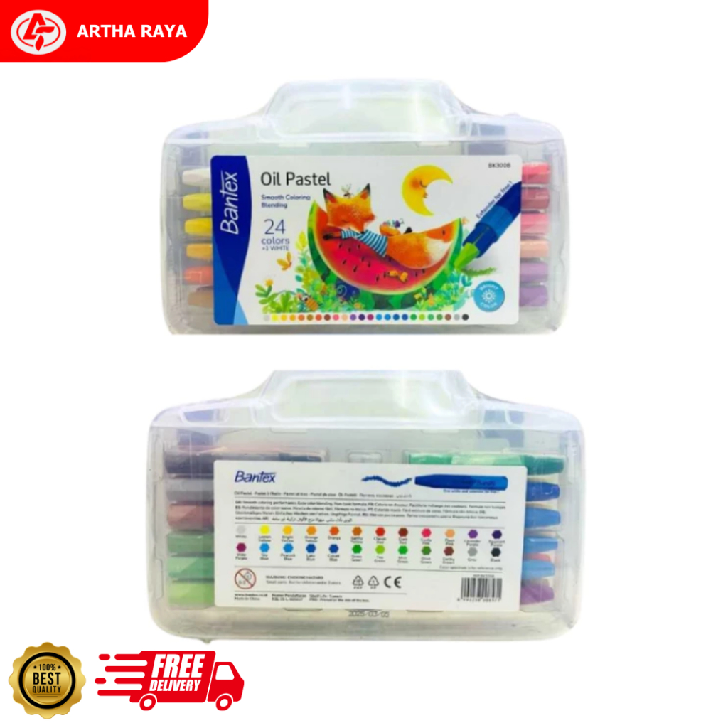 

Crayon Oil Pastel Bantex 24 Warna
