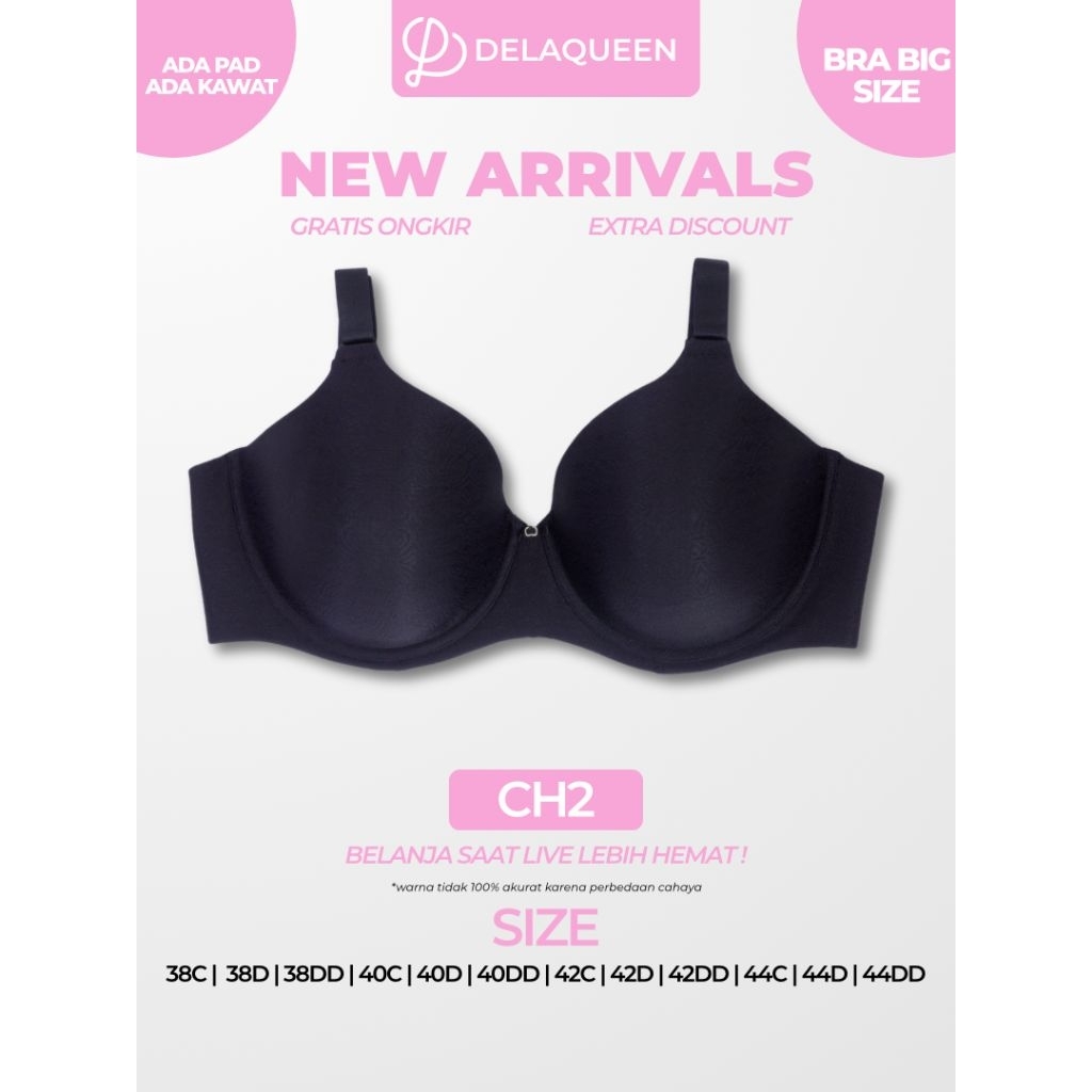 Delaqueen | Bra Big Size Bra Jumbo Bh Big Size 38C 38D 38DD 40C 40D 40DD 42C 42D 42DD 44C 44D 44DD C
