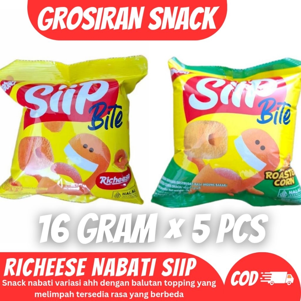 

Nabati SIIP Bite | 16 gram × 5 Pcs