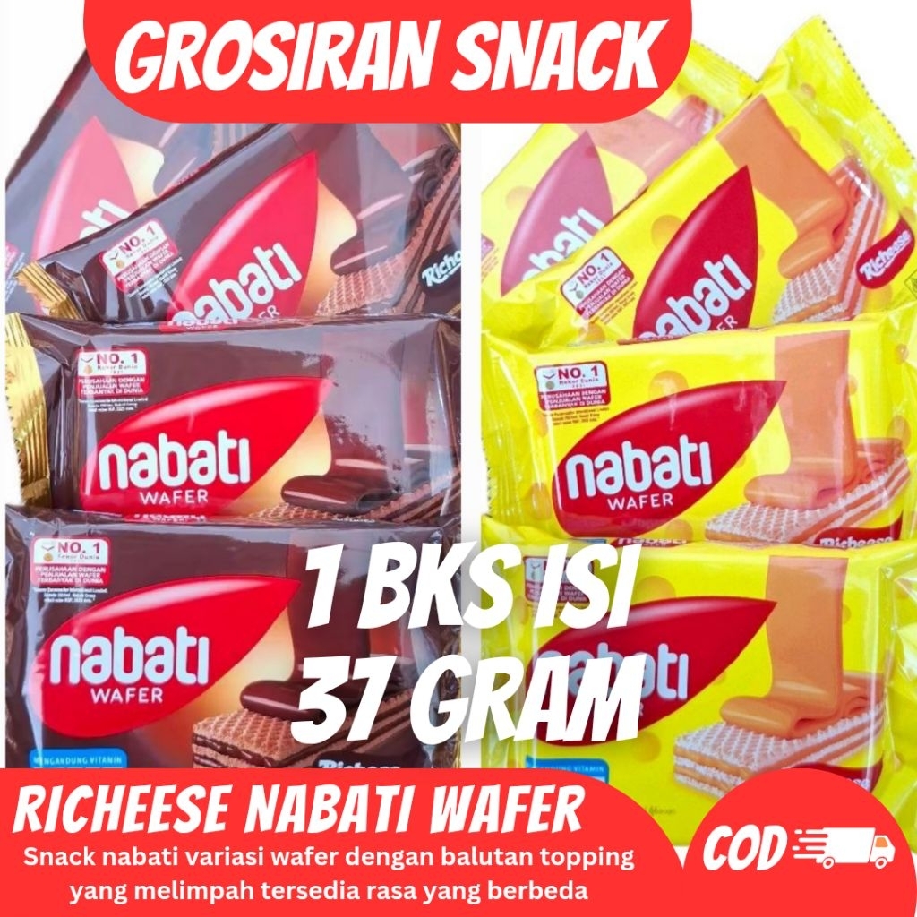 

Nabati WAFER | 1 Bks netto 37 gram