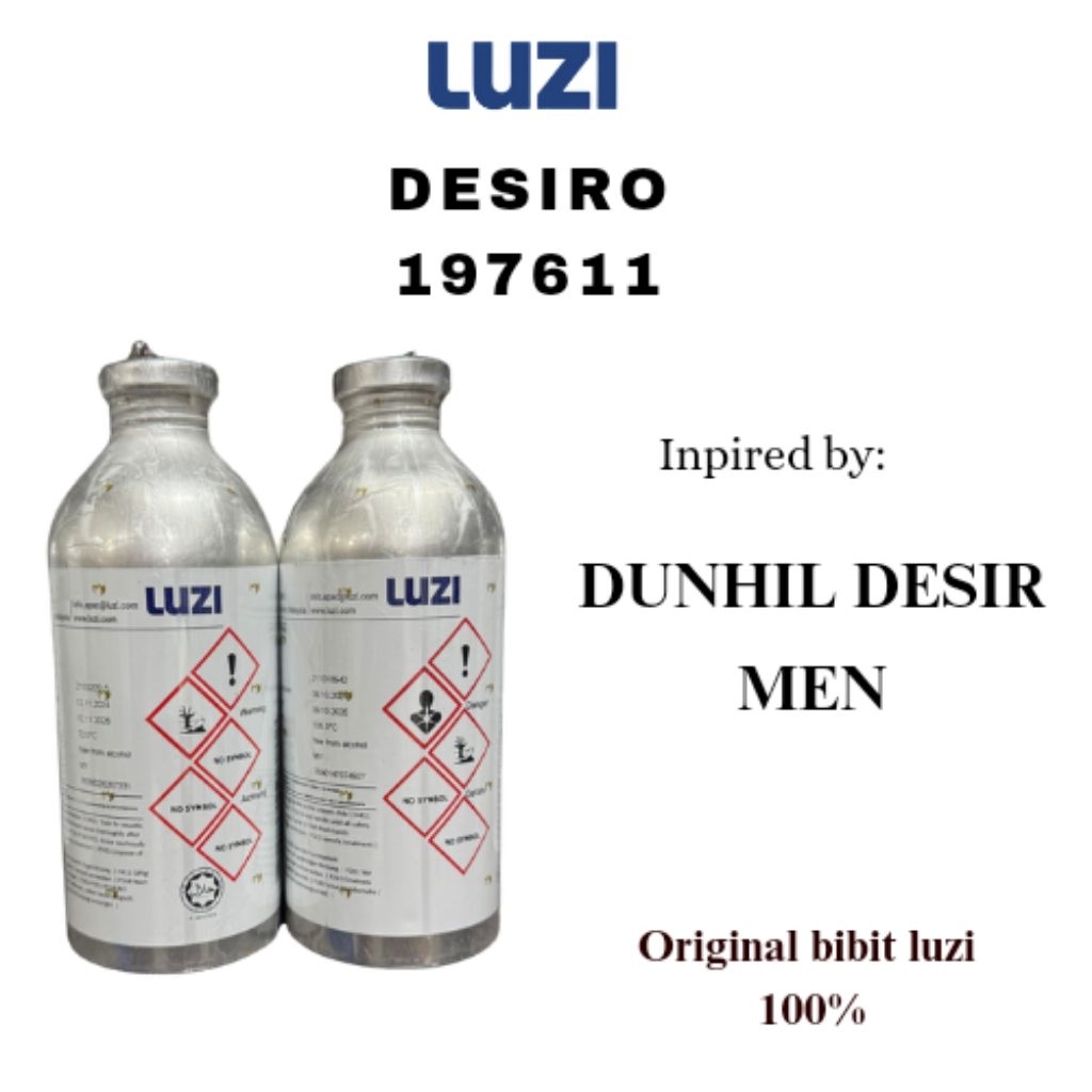 BIBIT DESIRO LUZI | INSPIRED BY DUNHIL BLUE DESIRE | BIBIT LUZI 100ML REPACK