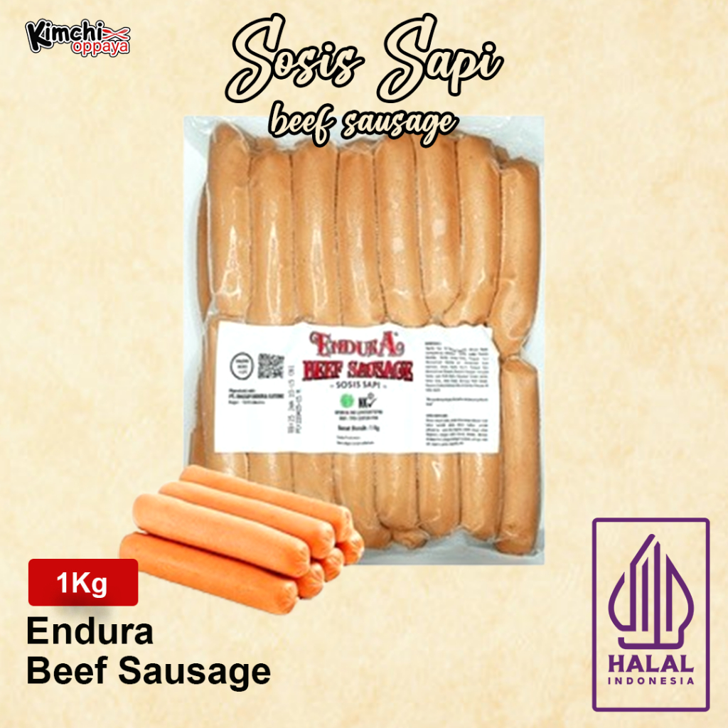

Endura Sosis Sapi Breakfast Beef Sausage M 1 kg Sosis Isi 32 Pcs