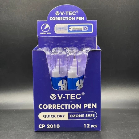 

TBMO Correction Fluid / Tip Ex Cairan Koreksi Penghapus Cair V-Tec CP-2010