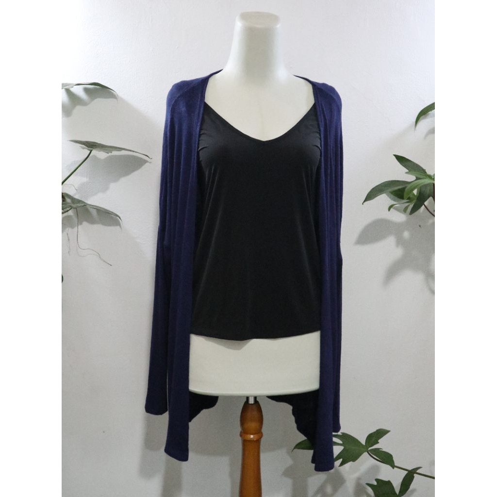 Stradivarius Cardigan Knit Navy