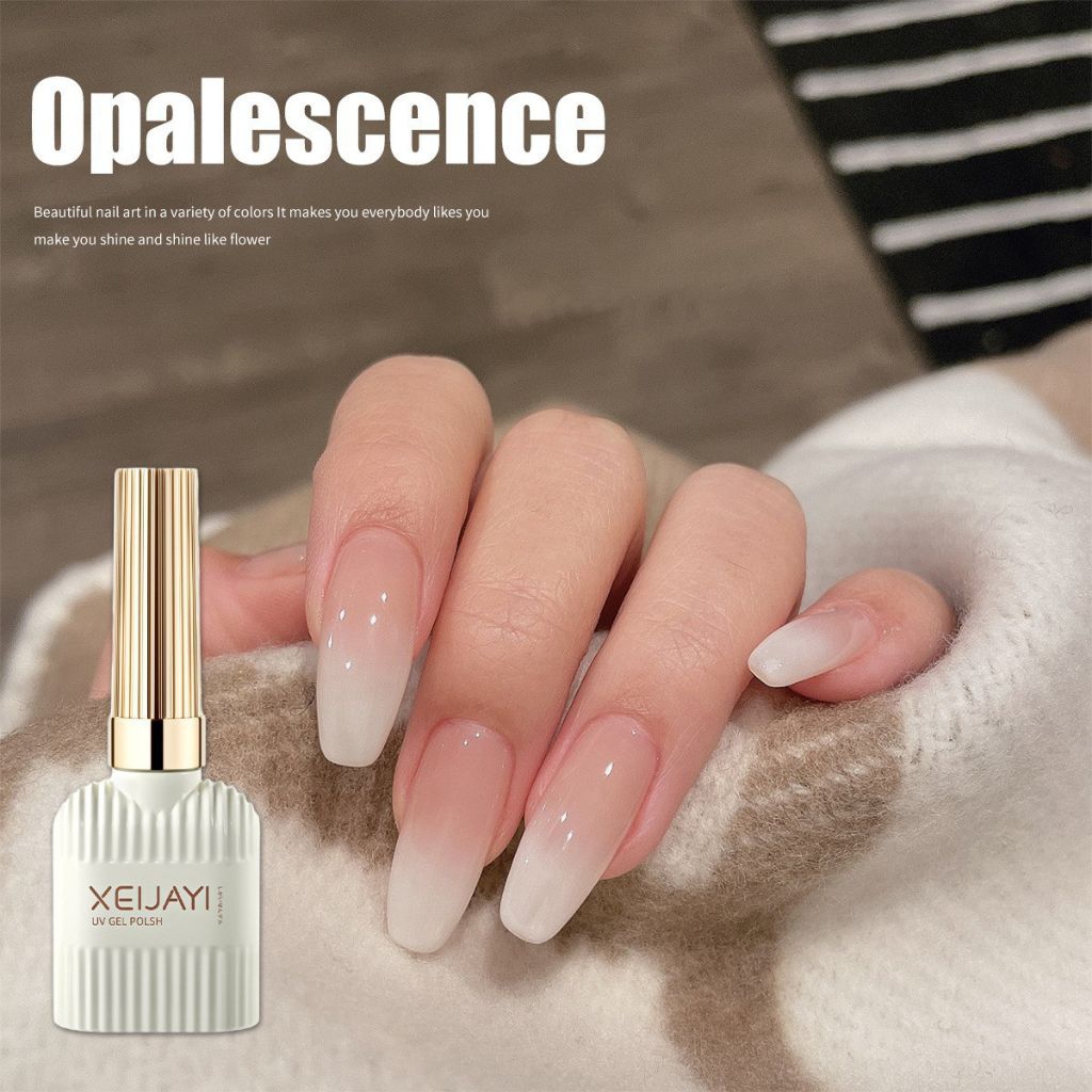 Kutek Gel Milky White Xeijayi / Kutek Gel Putih Susu / Nail Art Milky white
