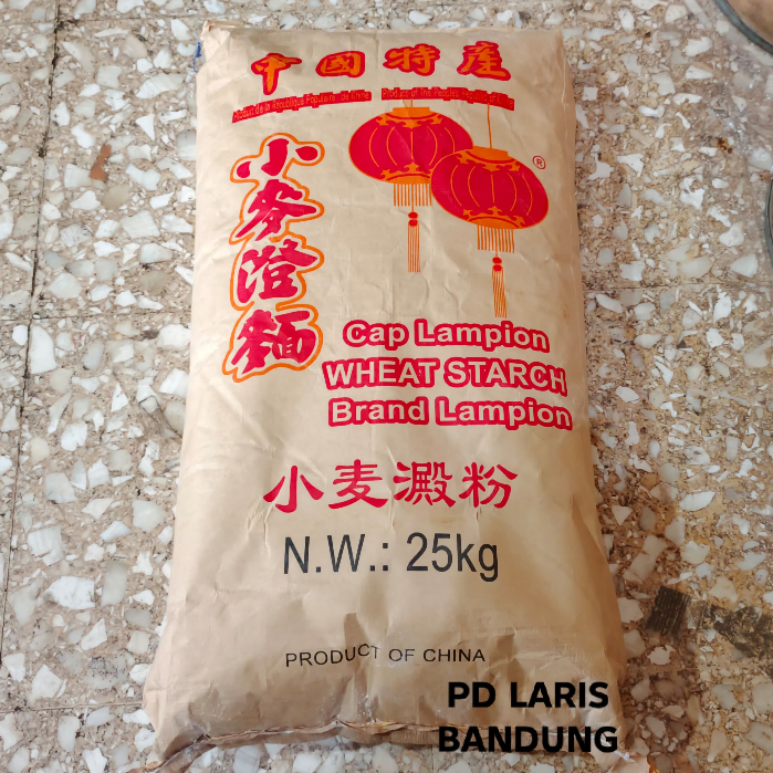

Tepung Tangmien Gandum Wheat Starch Cap Lampion 25 kg - Tangmien Lampion Loss
