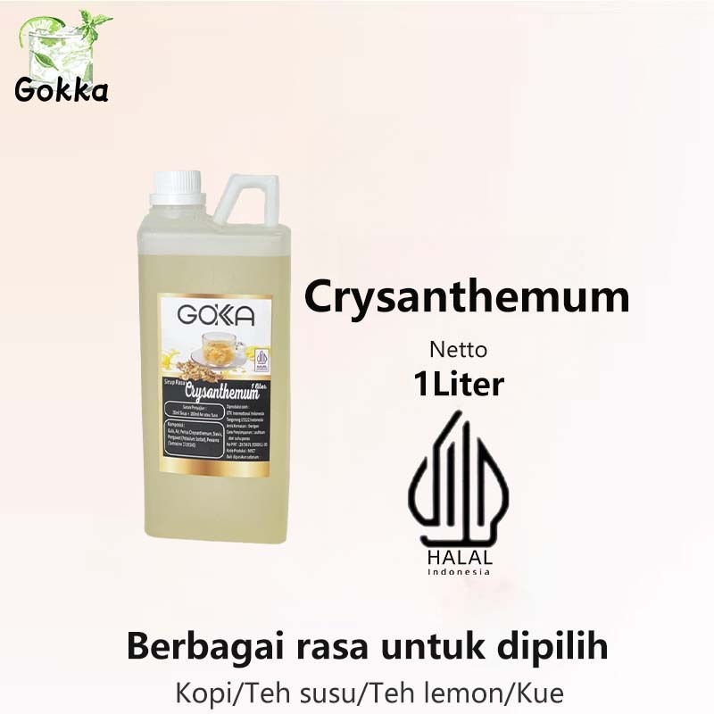 

Gokka Crysanthemum Syrup 1l - Sirup Crysanthemum Gokka - Halal