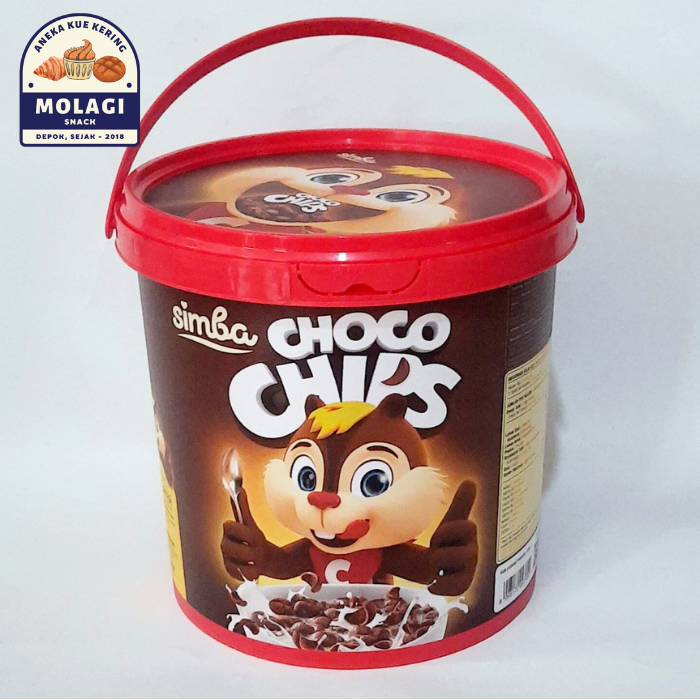 

SEREAL SIMBA CHOCO CHIPS JAR TOPLES 220 GRAM / Cereal Cokelat Sarapan Pagi - Molagi Snack