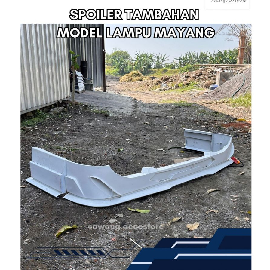 TAMBAHAN BEMPER SPOILER DEPAN TRUCK PICKUP CANTER RAGASA ELF GIGA DYNA DUTRO L300 BEMPER DEPAN