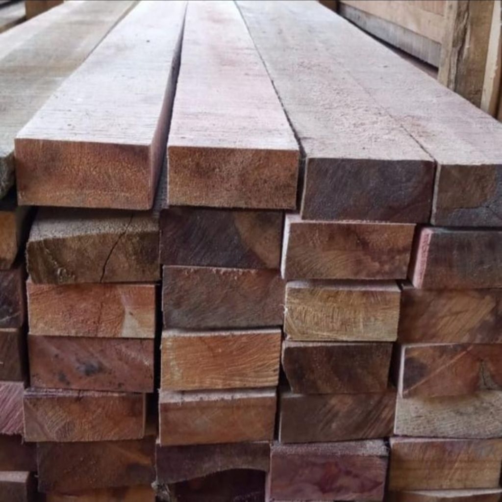 Balok Kayu 6x12 Meranti Batu Panjang 4 Meter