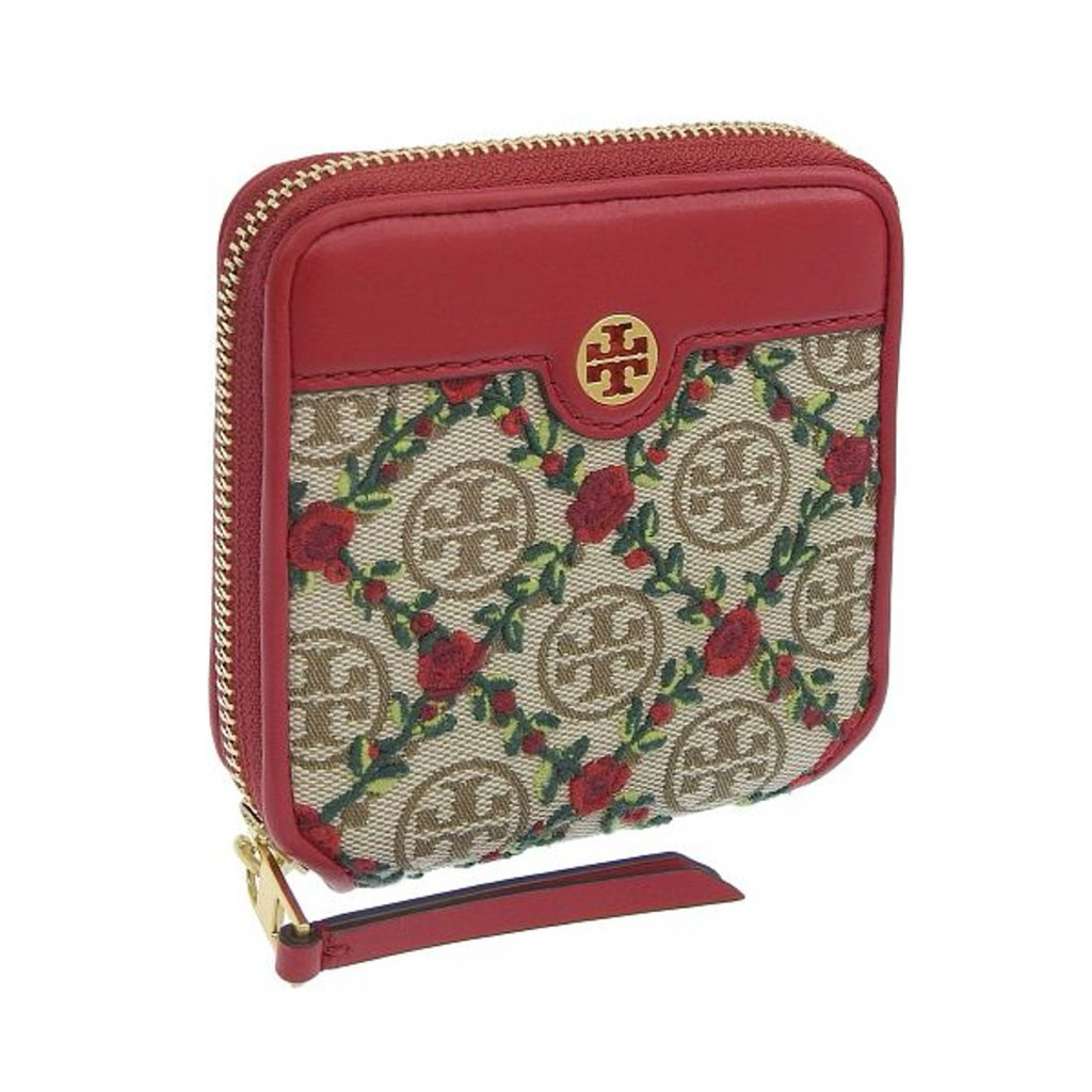 TEBE T Monogram Jacquard Wallet