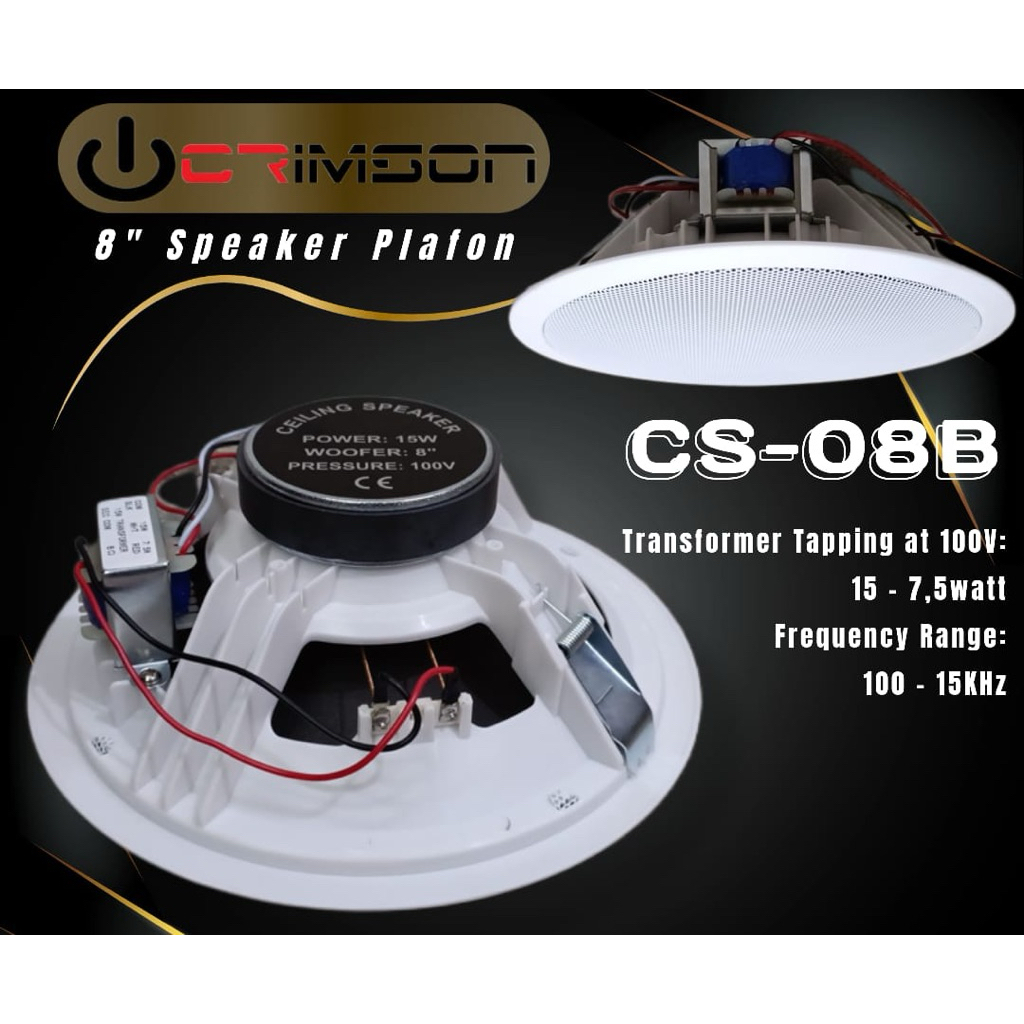 Ceiling Crimson CS 08-B Original speaker crimson