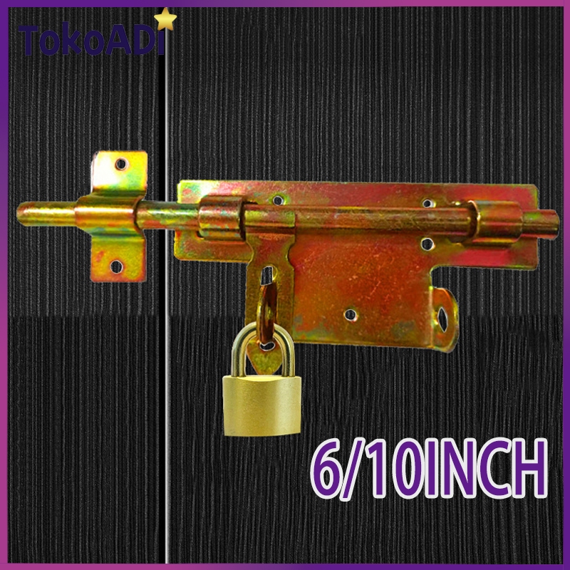 Gembok Slot Samping Pintu Slot Omni Sliding Pintu Garasi Gembok Pintu Gerbang Grendel Pagar Besi