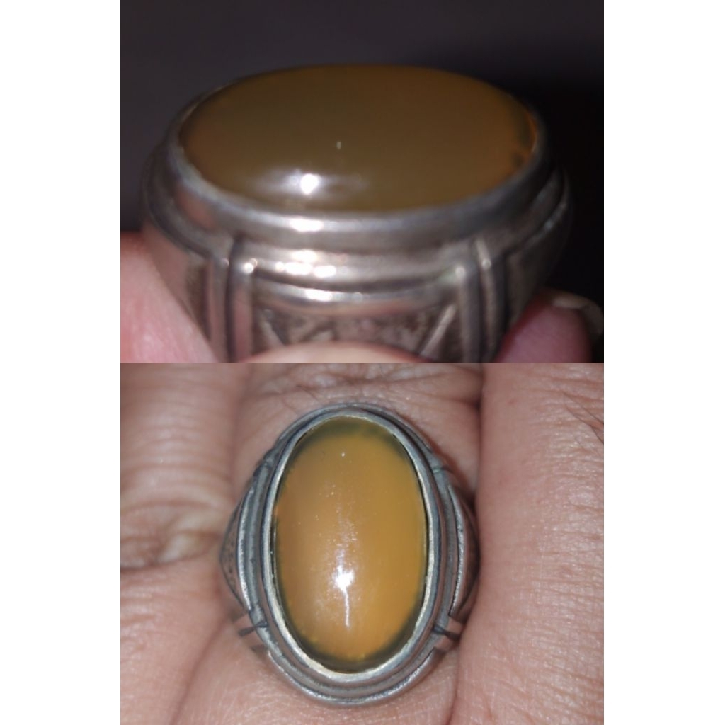 Cincin Batu Akik Cempaka Natural