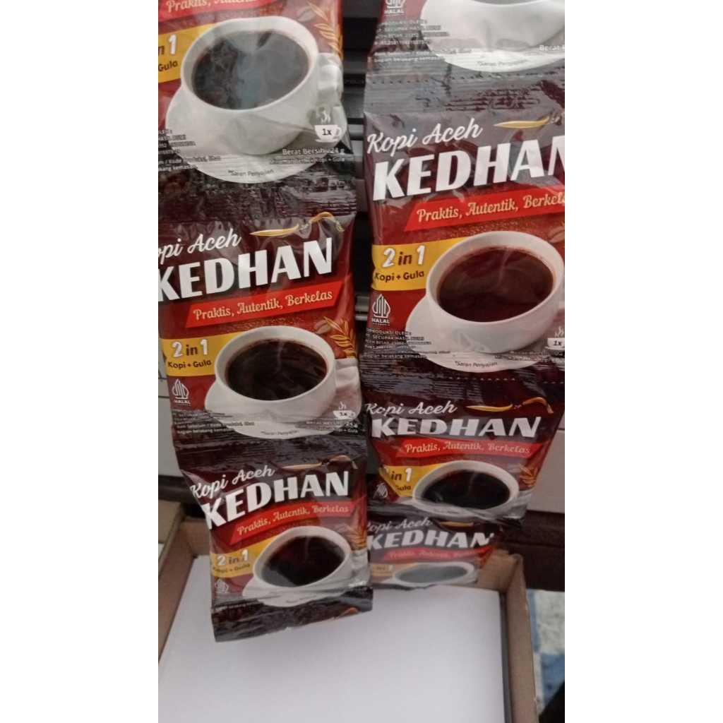

Kopi Aceh KEDHAN satu renteng (10 set) kopi praktis