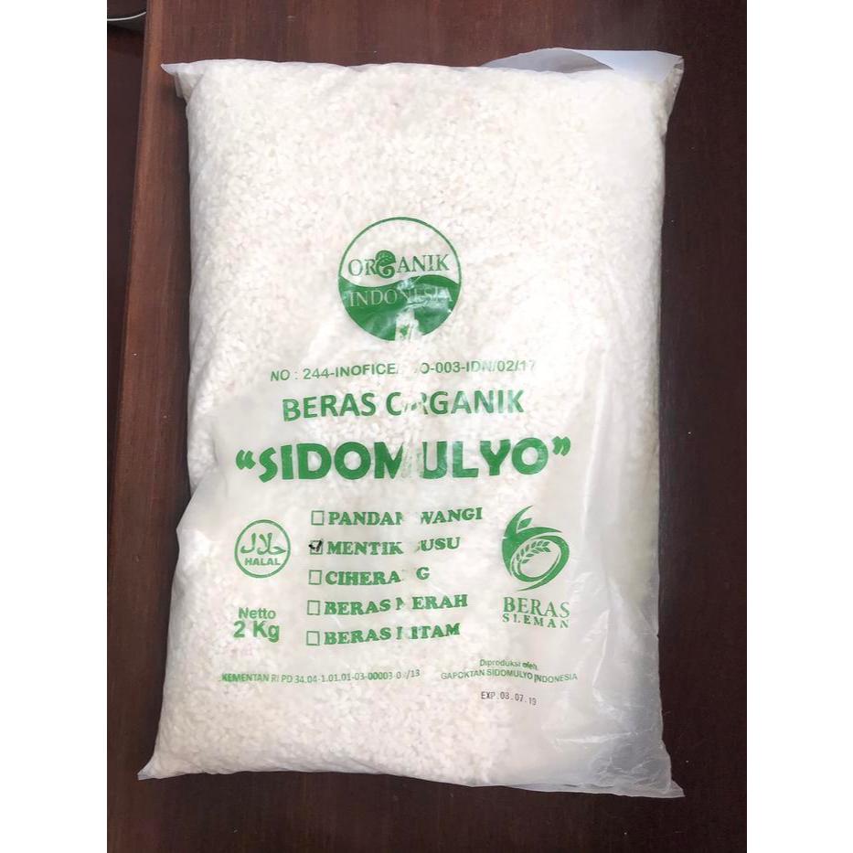 

BERAS ORGANIK INDONESIA SIDOMULYO 2KG MENTIK SUSU HARGA PROMO